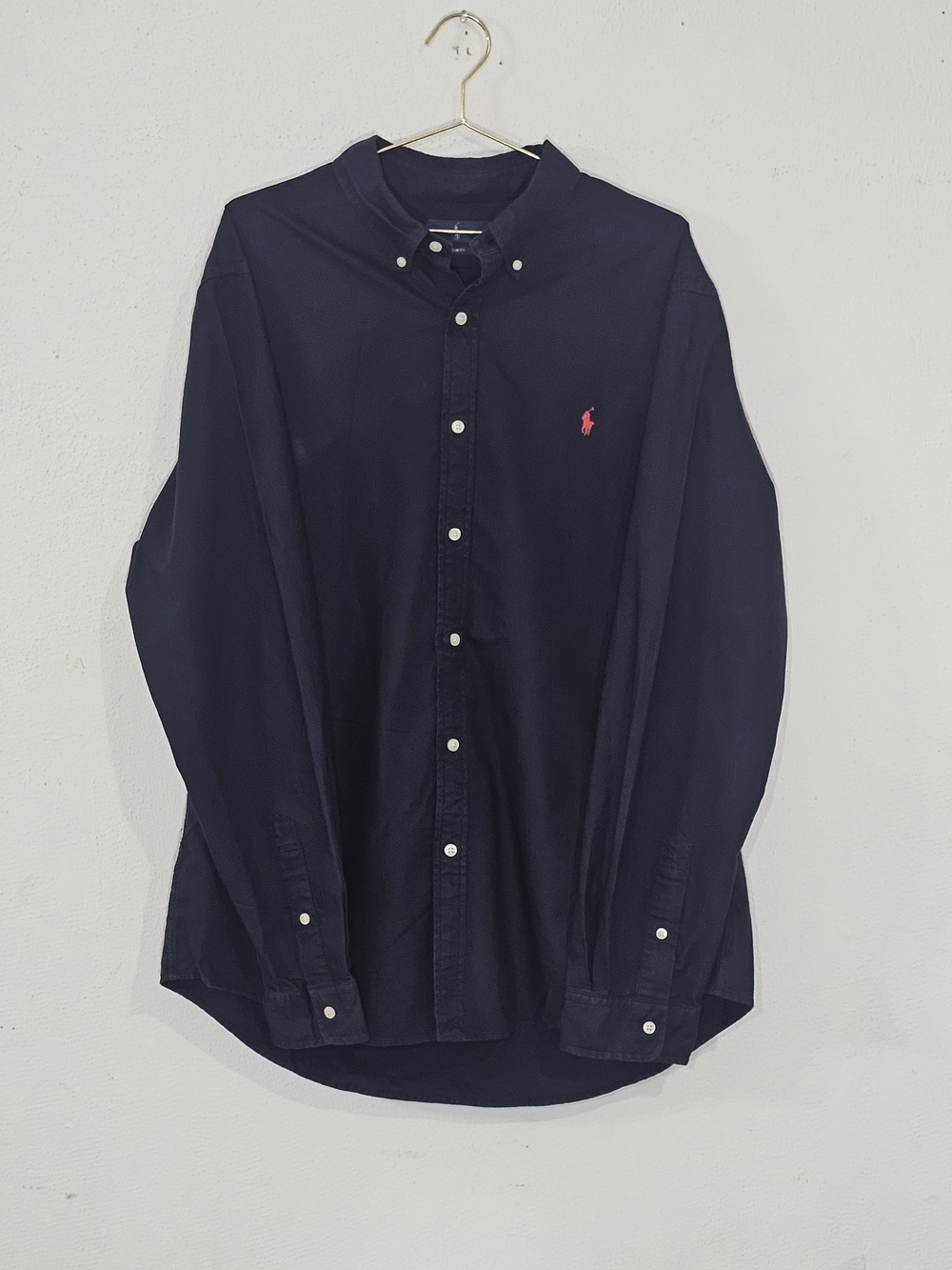 Polo Ralph Lauren  Slim Fit Navy Blue Button-Down Oxford Shirt - Men's Sz XXL
